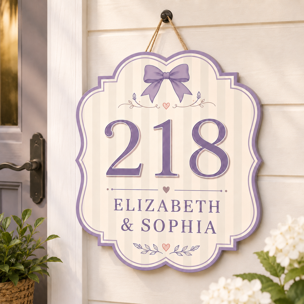 Personalized Dorm Room Door Sign: College Decor