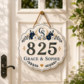 Custom Bow Dorm Room Door Sign - 4 Colors