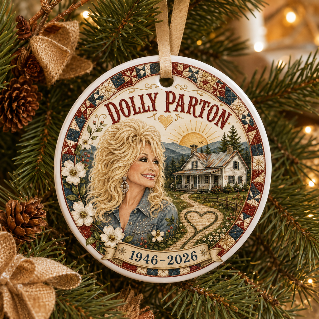 Dolly Parton Ceramic Ornamen - Country Music Memorial Keepsake