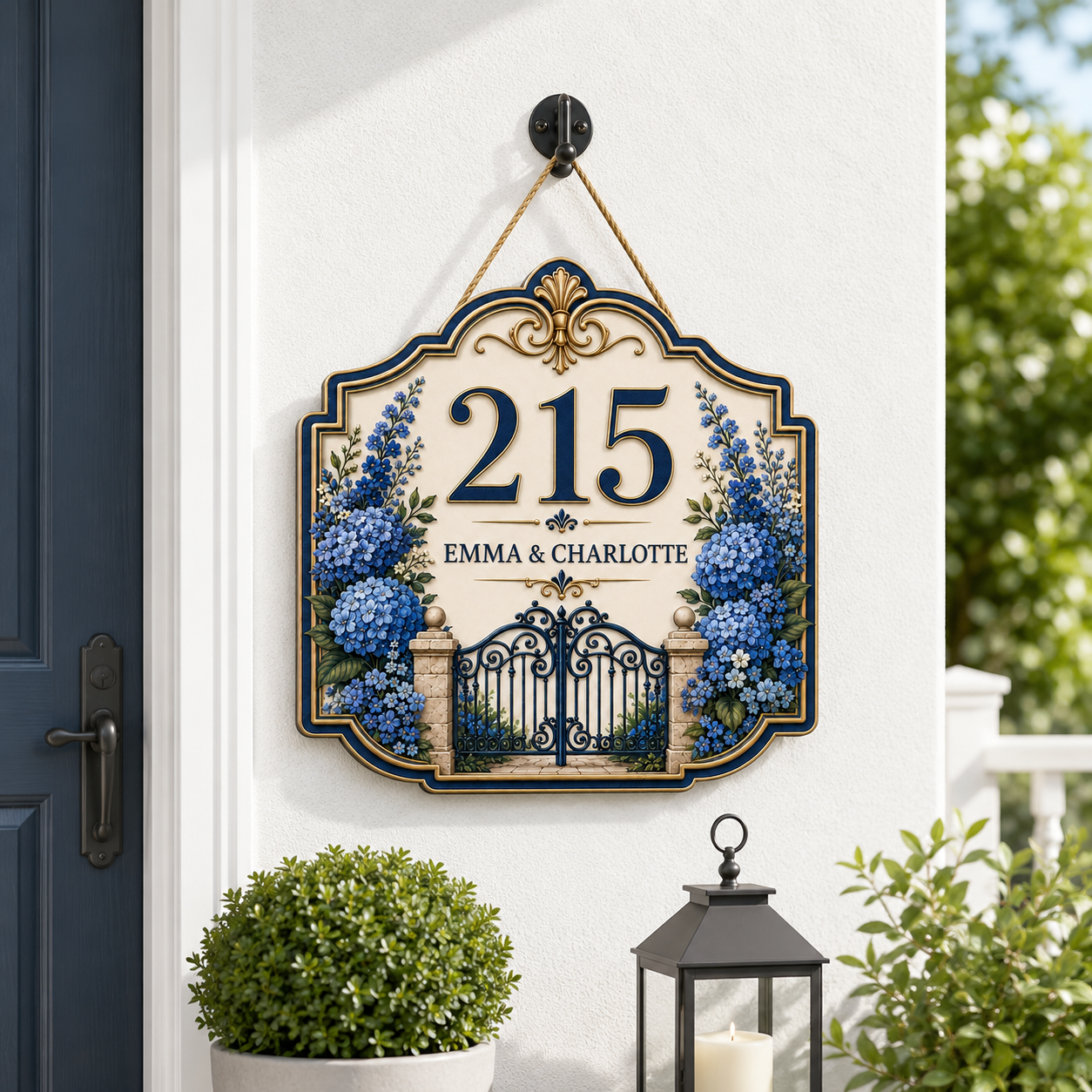Personalized College Room Drcor - Welcome Wooden Sign
