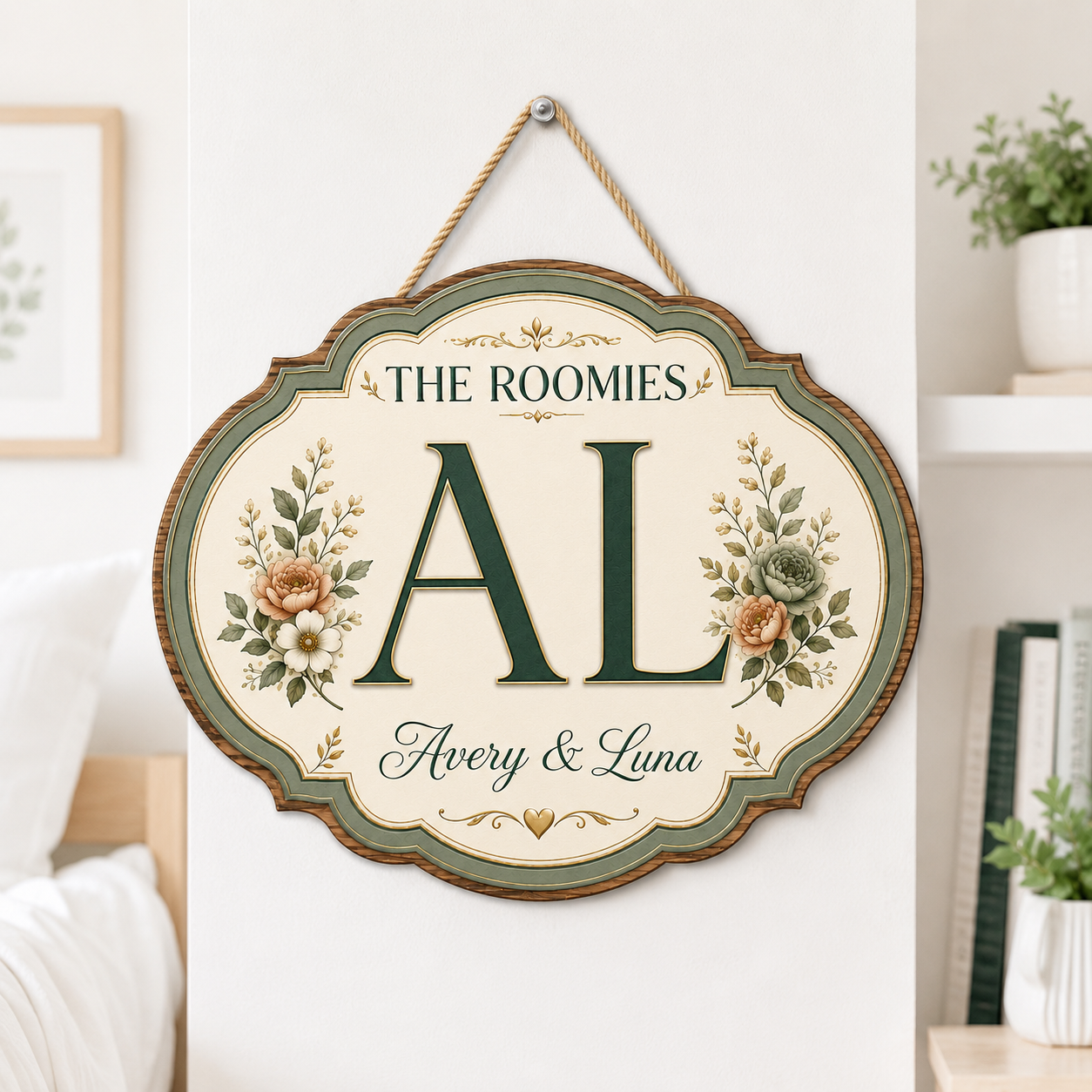 The Roomies Dorm Sign - Custom Name Sign