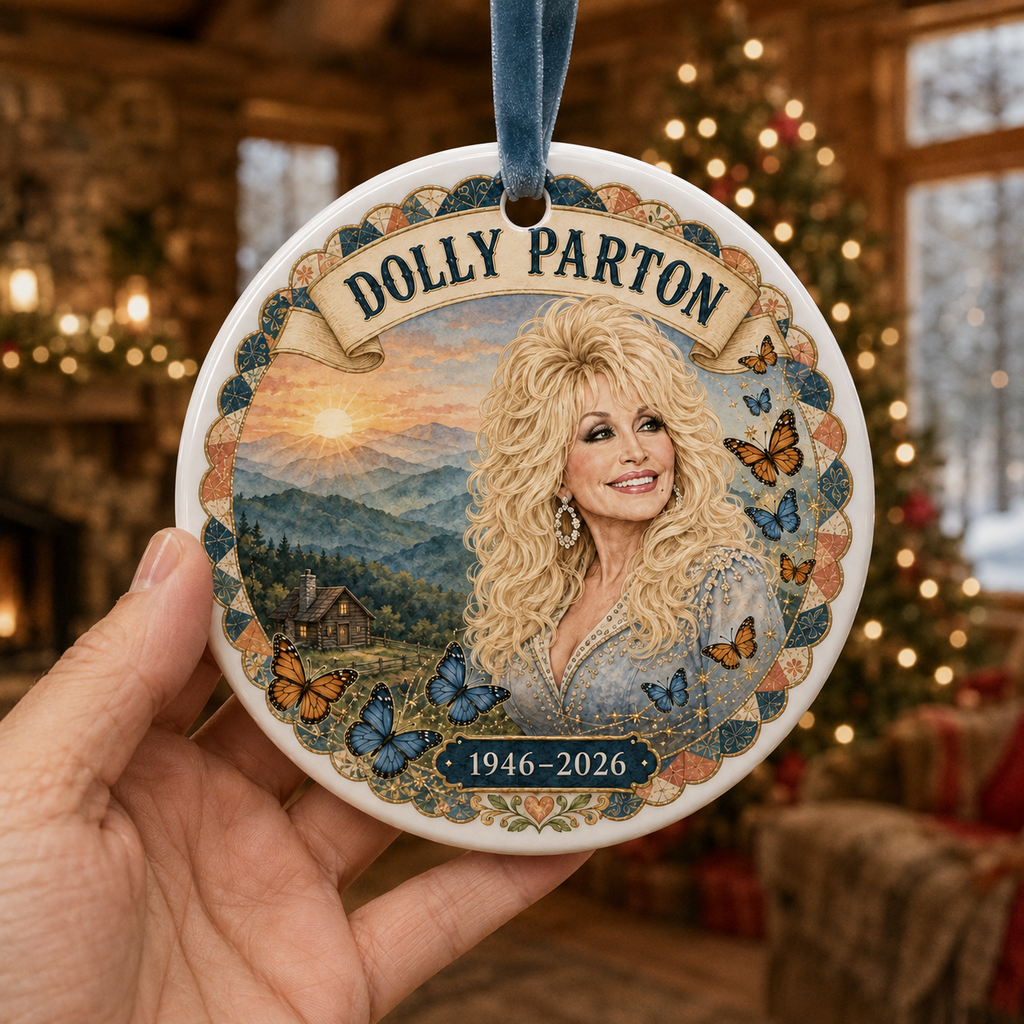 Dolly Parton 1946-2026 Ceramic Ornament