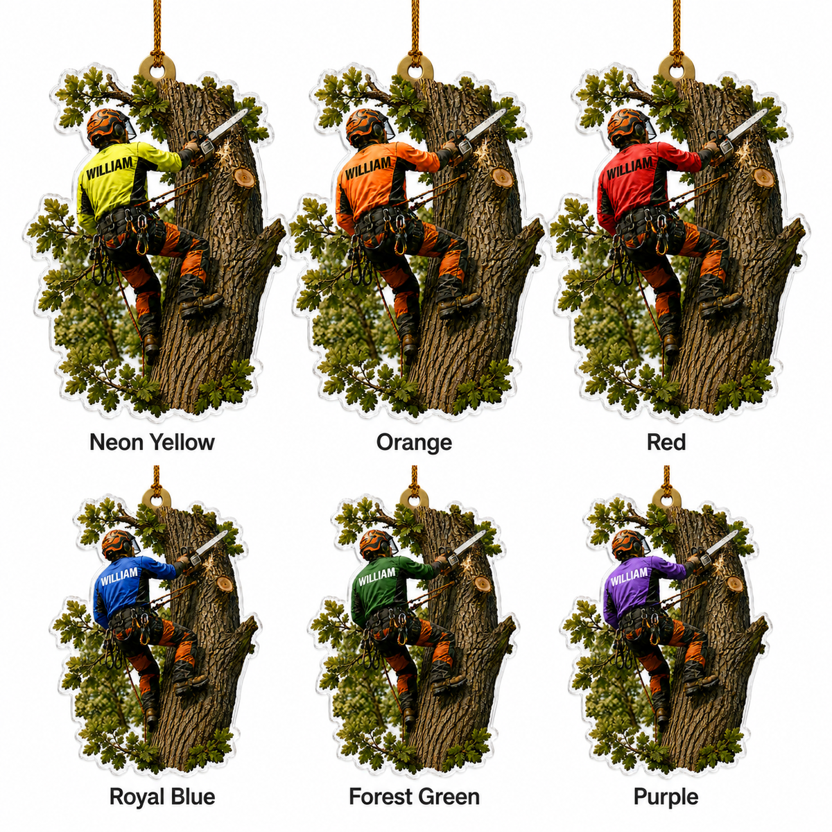 Arborist Ornament - 2D Acrylic Flat