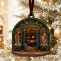 Personalized Bookstore Acrylic Ornament - 2D Flat Ornament