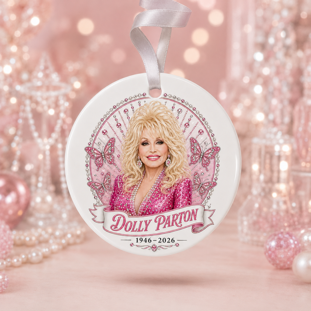 Dolly Parton Country Music Legend Keepsake - Ceramic Ornament
