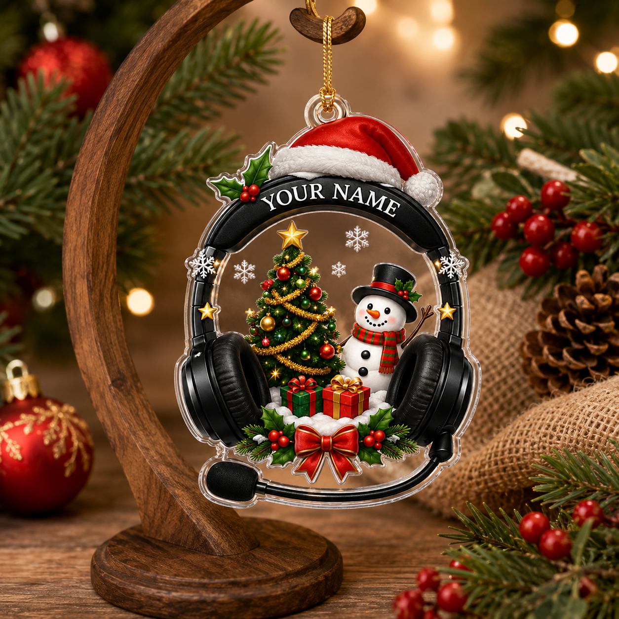 Personalized 911 Dispatcher Ornament - Acrylic Ornament