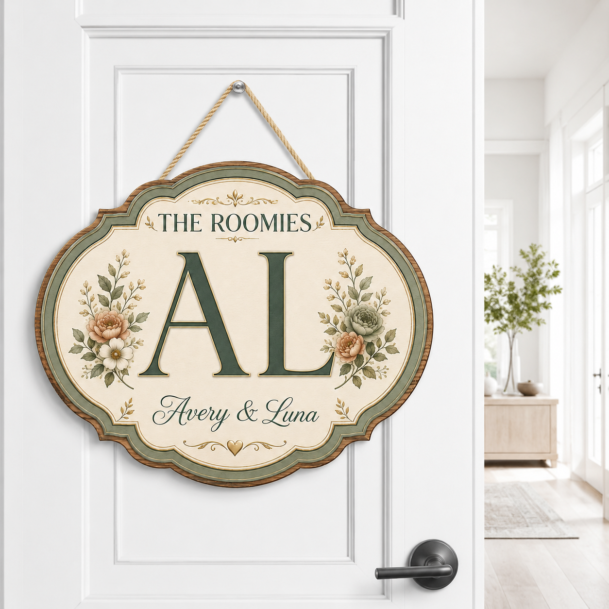 The Roomies Dorm Sign - Custom Name Sign