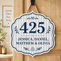 Custom Dorm Door Sign, Striped Dorm Sign, Elegant College Dorm Decor
