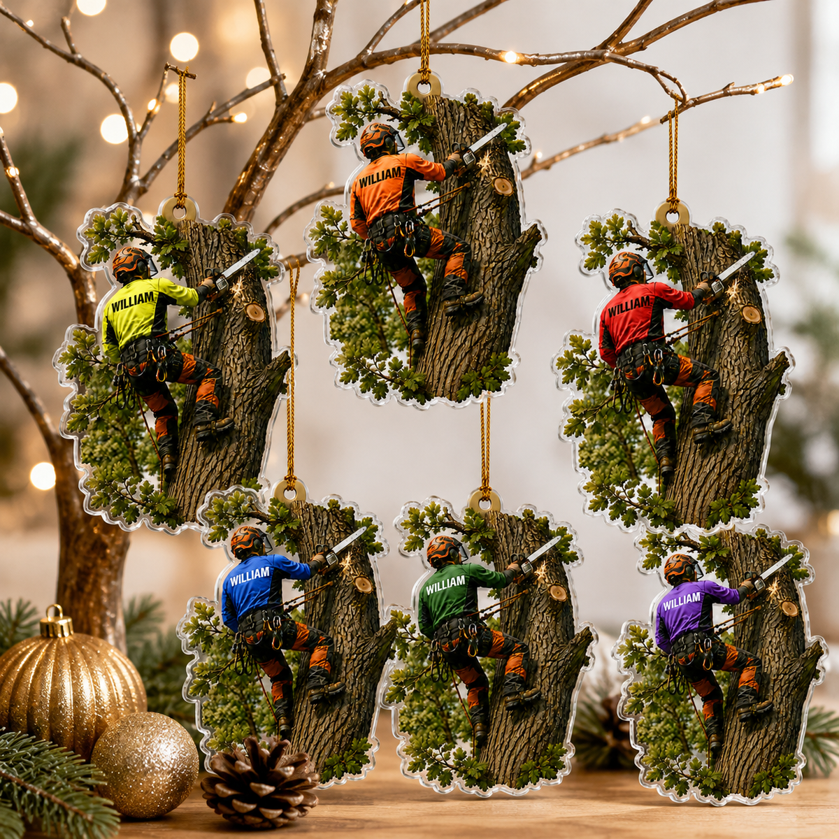 Arborist Ornament - 2D Acrylic Flat