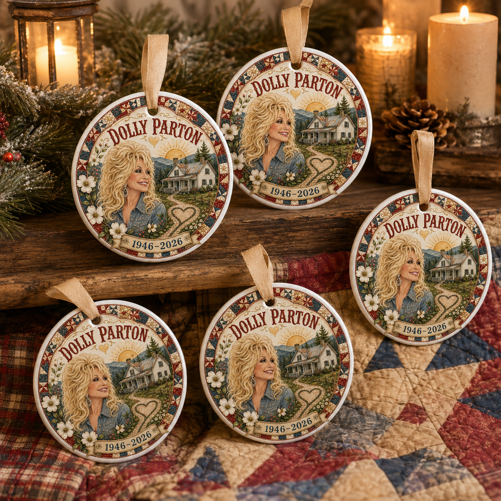 Dolly Parton Ceramic Ornamen - Country Music Memorial Keepsake